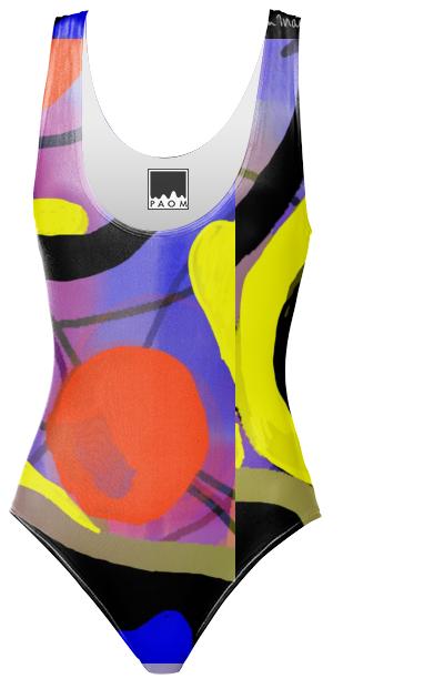 Jean Marie Bowcott Art to Wear Swim suit M Series