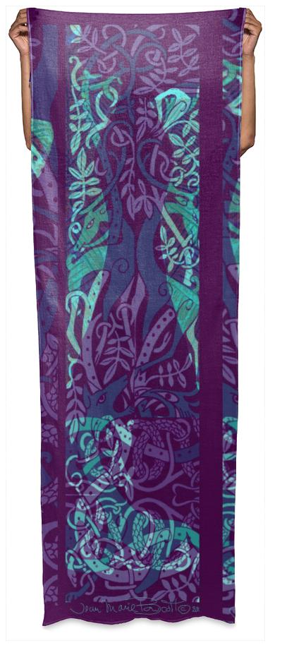 Jean Marie Bowcott Celtic Collection Wrap Scarf