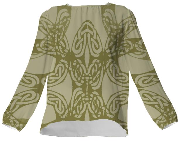 Jean Marie Bowcott Celtic Collection 100 Silk Top