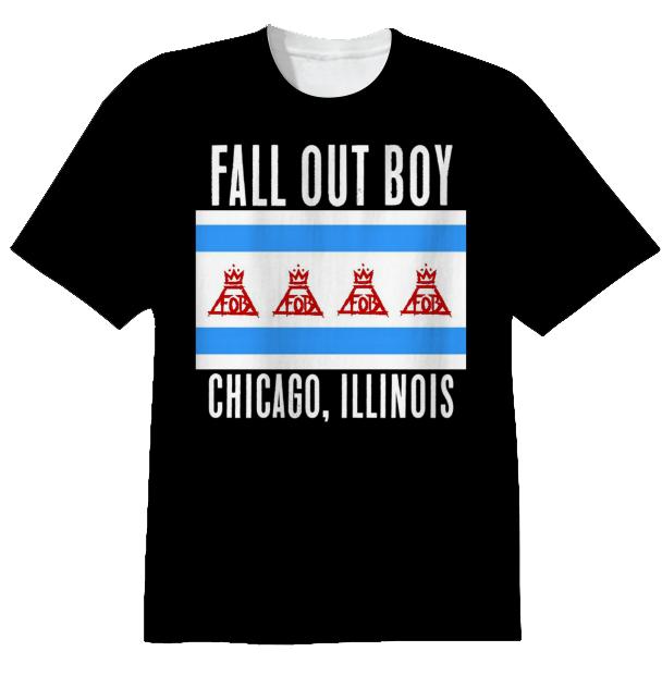 Fall Out Boy Chicago Flag shirt