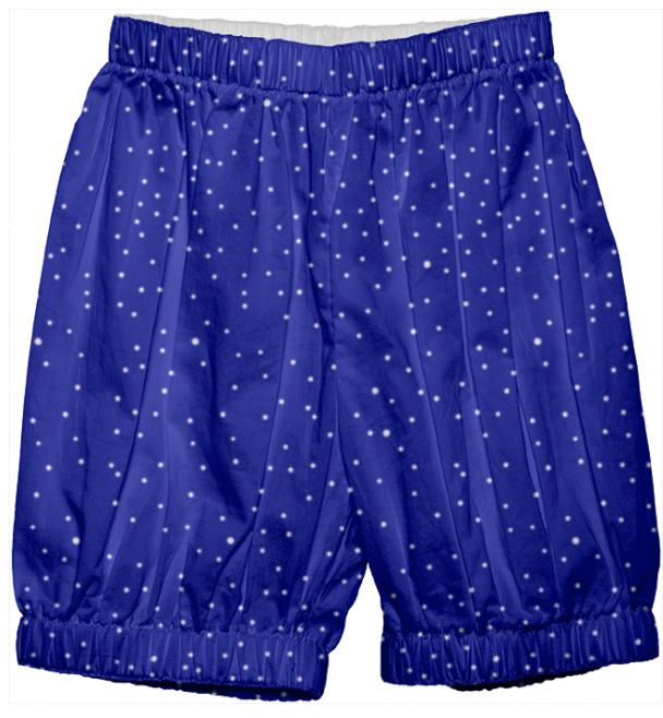 Blue White Small Dot Bloomers