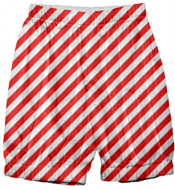 Red White Stripe Bloomers