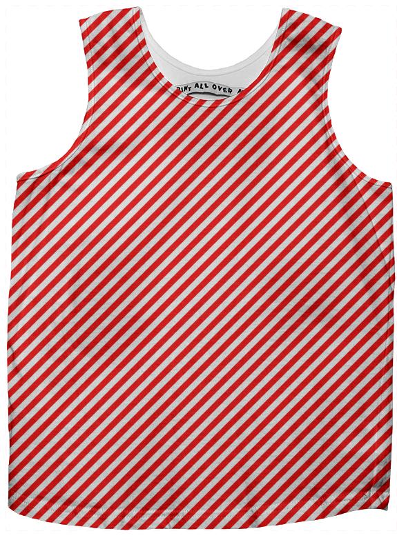 PAOM, Print All Over Me, digital print, design, fashion, style, collaboration, paomkids, Kids Tank Top, Kids-Tank-Top, KidsTankTop, Red, White, Small, Stripe, autumn winter spring summer, unisex, Poly, Kids