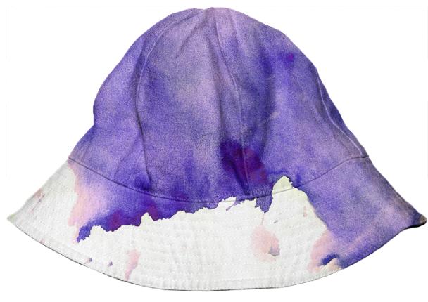 Purple Watercolor Bucket Hat