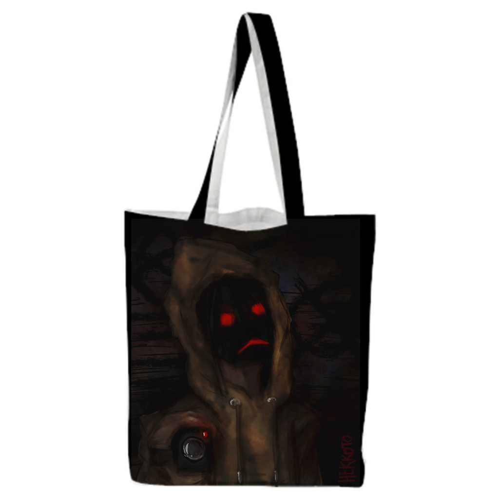 Hoodie creepypasta slenderman proxy horror tote bag