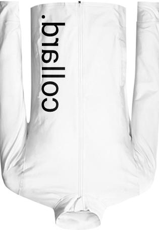 Collard White Track Jacket