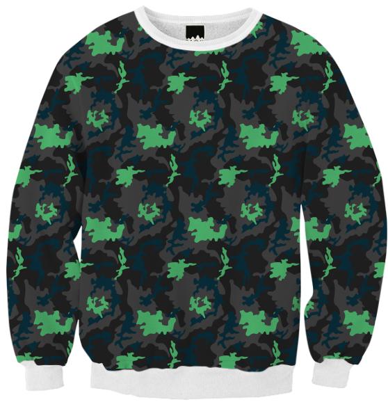 SMTHM Camo Sweatshirt 1