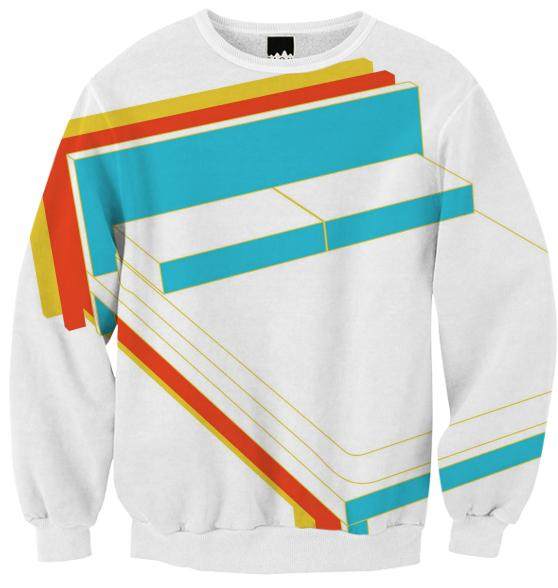 Big Bed Color Block Sweatshirt