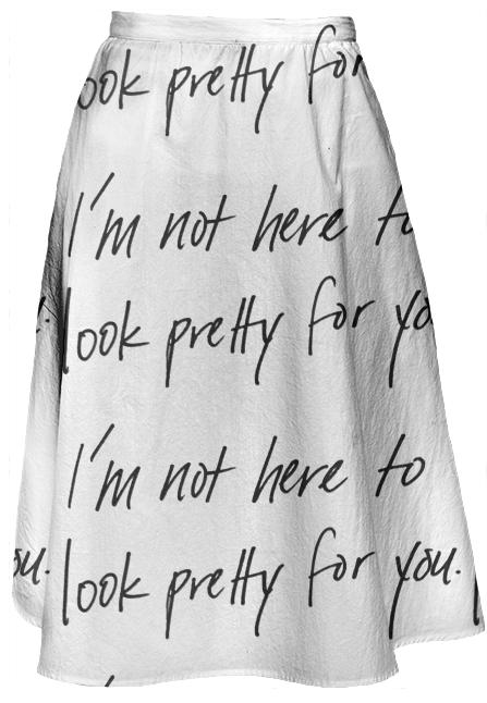 Not here to look pretty