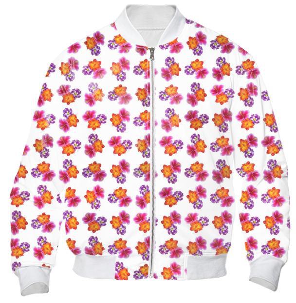 Flowers Cross Weave Pattern