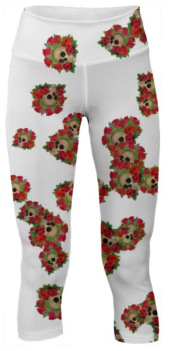 Skull Roses Random Fill Pattern