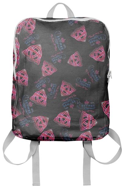 Charmed Random Fill Pattern Black