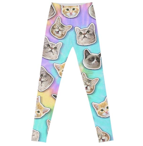 Trippy Kitties leggings