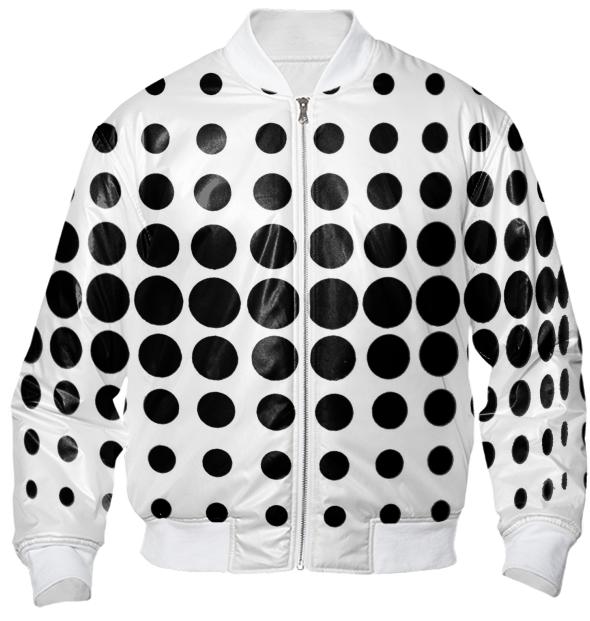 Polka Dots Bomber Jacket