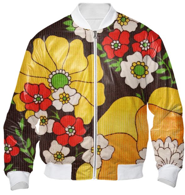 Flower Power Bomber Jacket