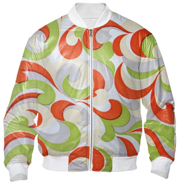 Pop Psychedelic Bomber Jacket
