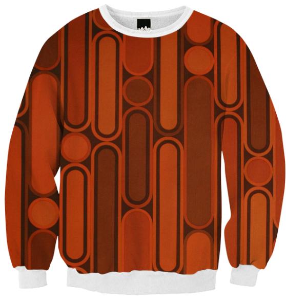 Orange Wallpaper Sweatshirt
