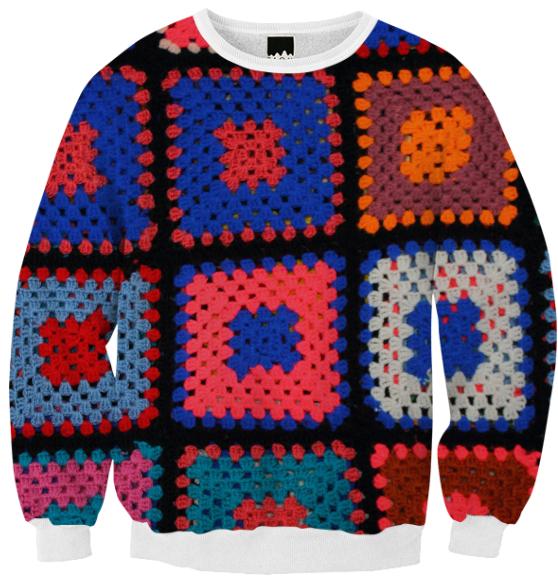 Retro Knitting Sweatshirt