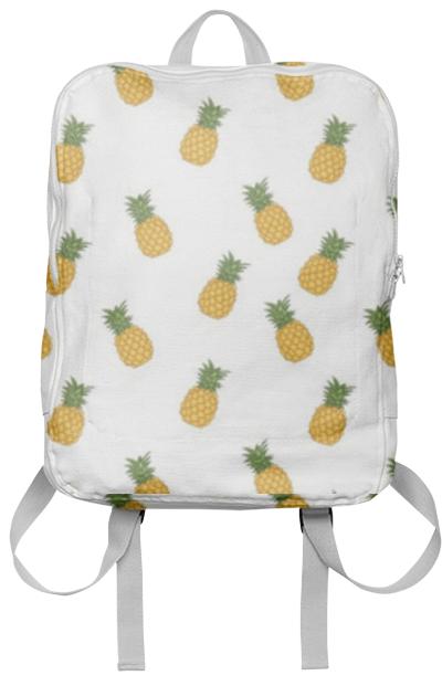 Pineapple White Backpack