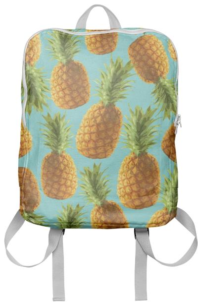 Pineapple Blue Backpack