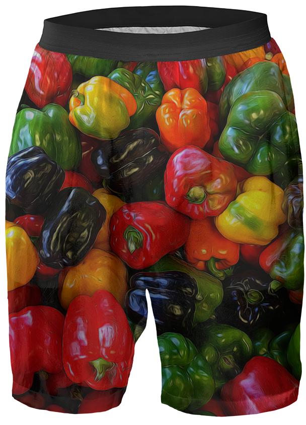 Colorful Bell Peppers Boxer Shorts