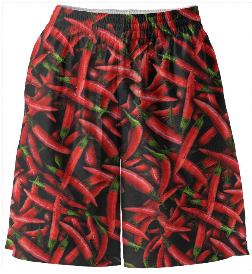Red Chili Peppers Basketball Shorts