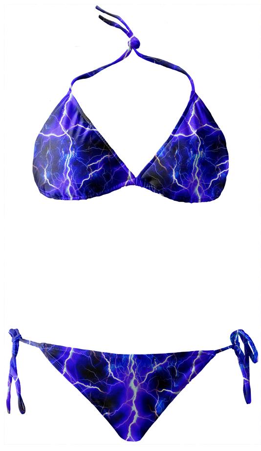 Blue Lightning Bikini