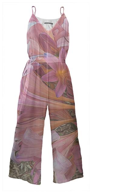 Amaryllis Belladonna Tie Jumpsuit