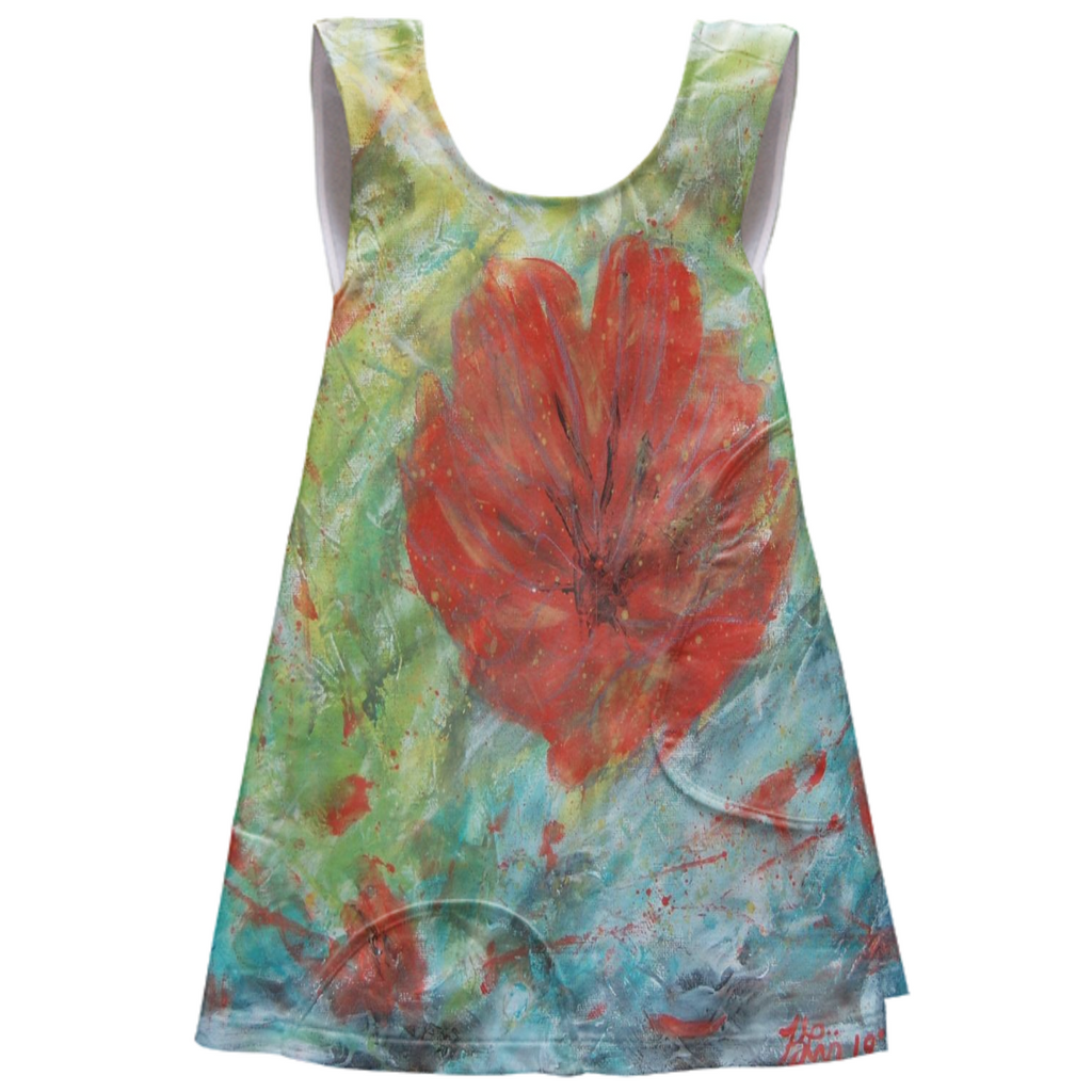 Hibiscus Apron Dress