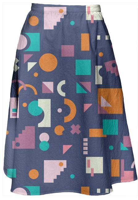 Puzzling Midi Skirt