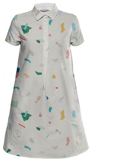 A GOOD PATCH Mini Shirt Dress