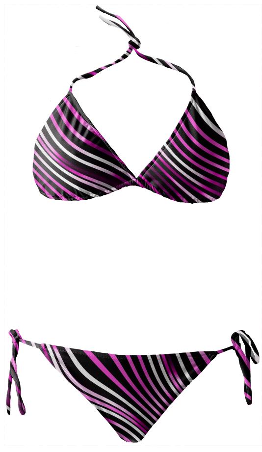 Optical illusions geometric pattern 5 purple and black