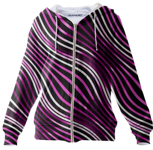 Optical illusions geometric pattern 5 purple and black