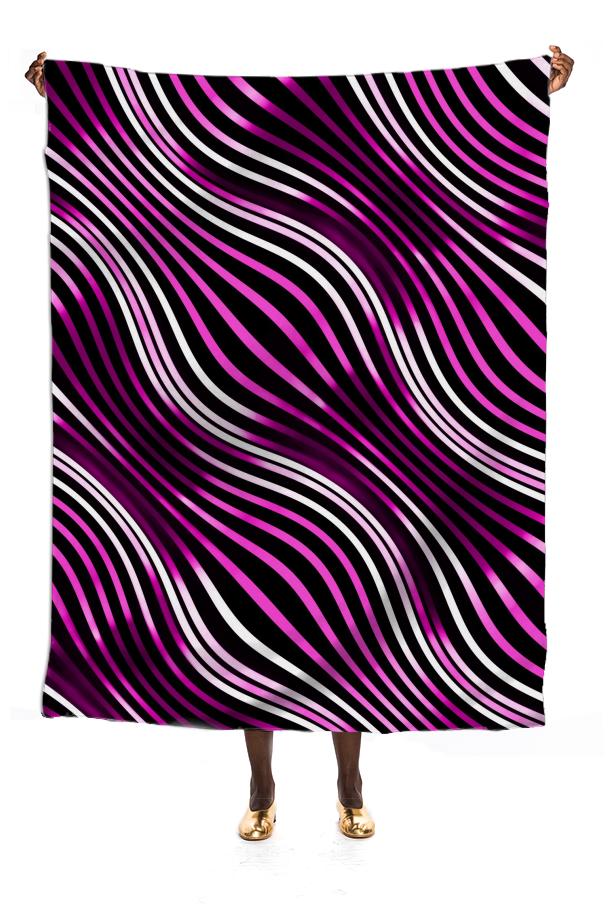 Optical illusions geometric pattern 5 purple and black