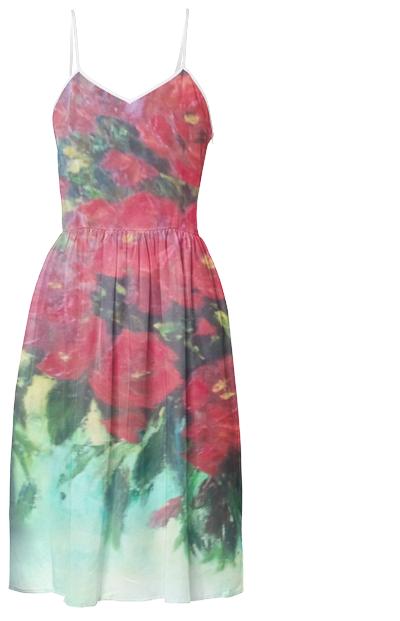 Red Red Poppy Dress