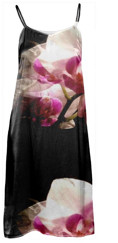 Smoking Orchid Slip Dress