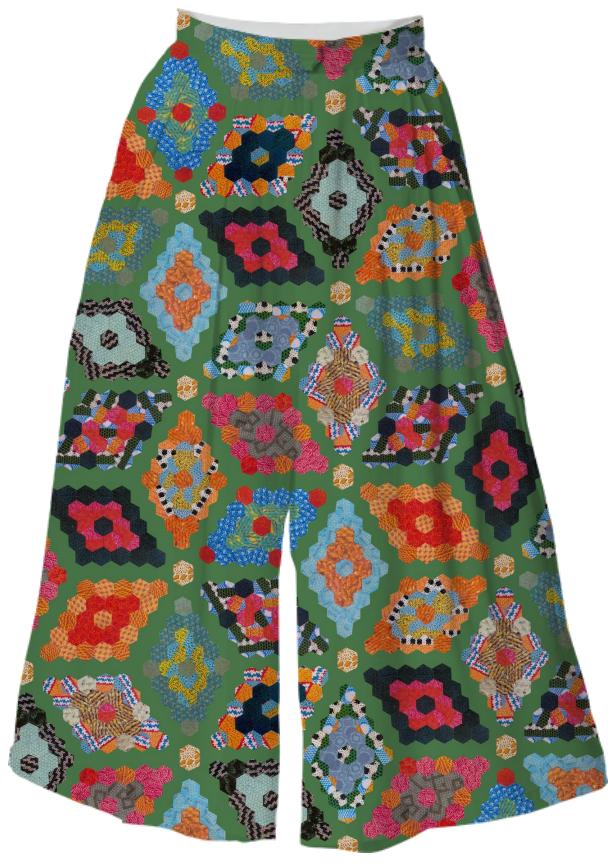 Texas patchwork culotte