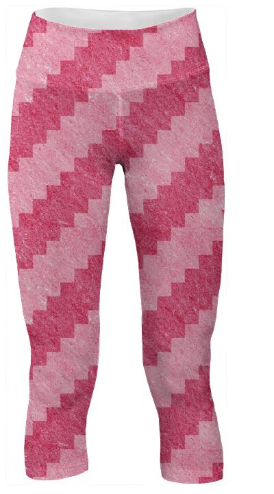 Pink Stripe Pixel Pants