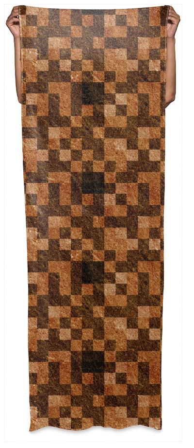 Brown Rock Pixel Scarf
