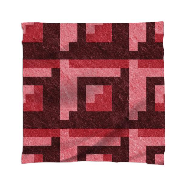 Red Brick Pixel Scarf