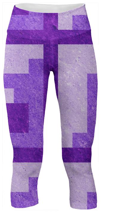 Purple Brick Pixel Pants
