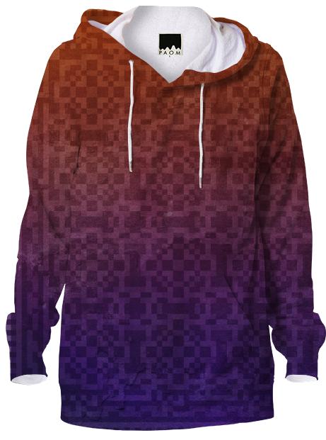 Orange Blue Hoodie