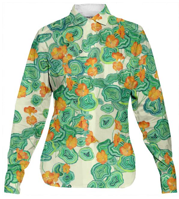 Malachite Floral Shirt