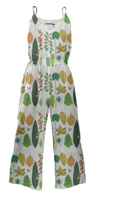 Leaves of the Park Jumpsuit
