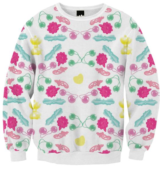 Childhood Hair Ribbed Sweatshirt