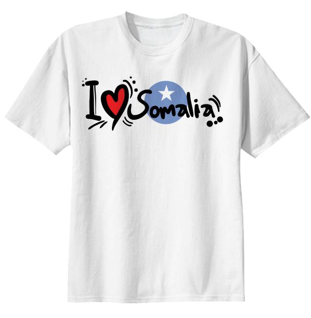 I Love Somalia Tshirt