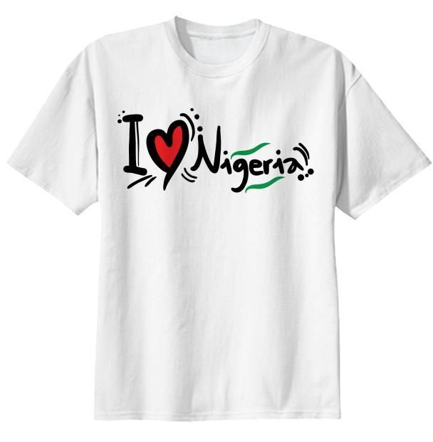 I Love Nigeria T Shirt