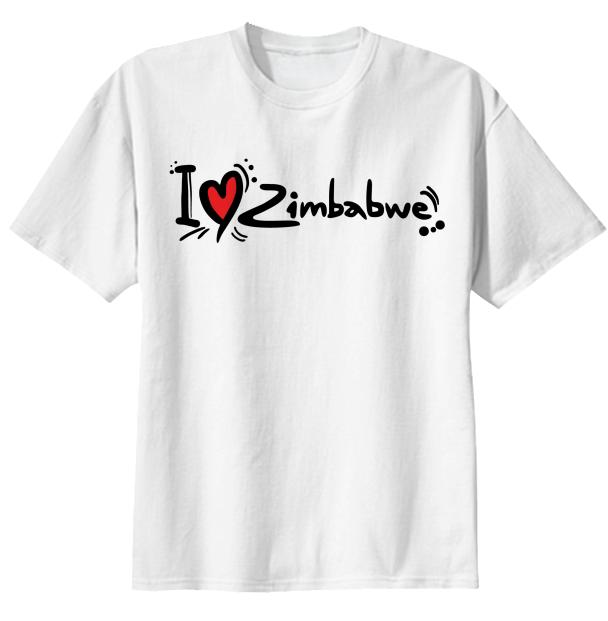 I Love Zimbabwe T Shirt