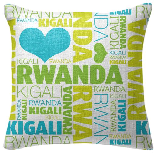 Rwanda Throw Pillow