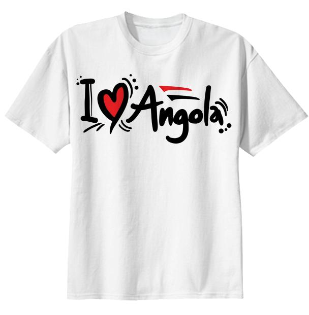 I Love Angola T Shirt